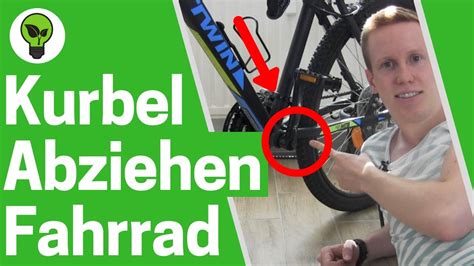 Kurbel am Fahrrad abziehen.